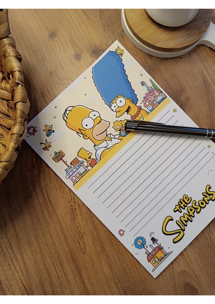 Özel Tasarım Çizgi Film Karakterleri Temalı Notepad modelleri