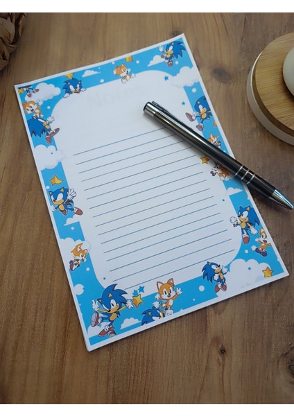 Özel Tasarım Animasyon Karakterleri Temalı Notepad