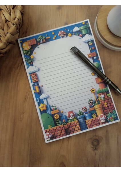 Özel Tasarım Animasyon Karakterleri Temalı Notepad