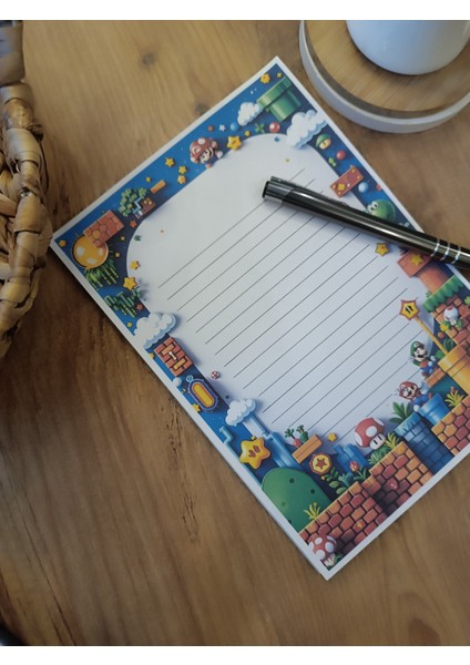 Özel Tasarım Animasyon Karakterleri Temalı Notepad