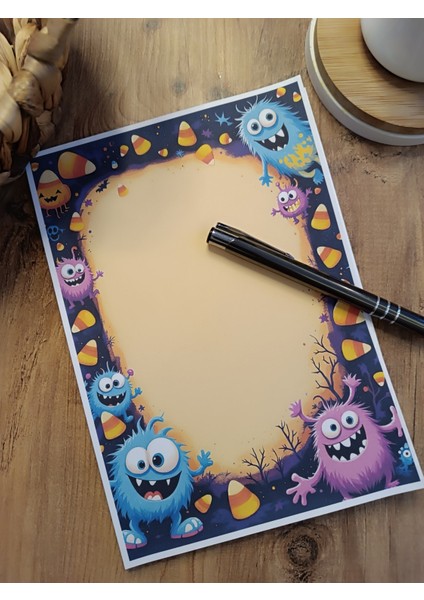 Özel Tasarım Halloween Temalı Notepad