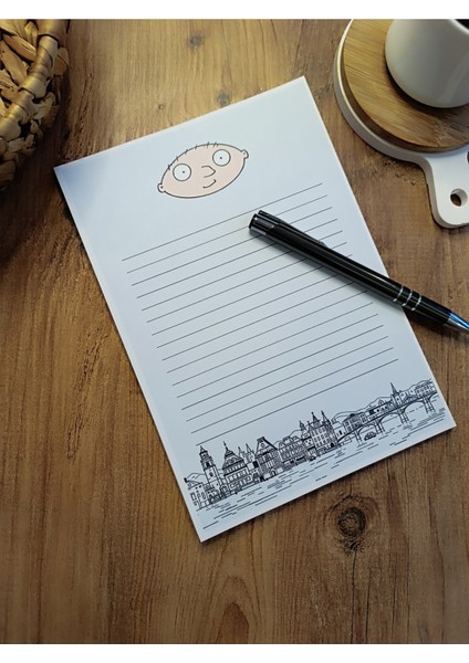 Özel Tasarım Çizgi Film Karakterleri Temalı Notepad fiyatları
