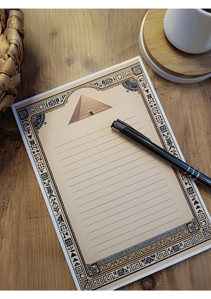 Özel Tasarım Mısır Temalı Notepad