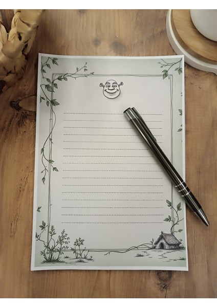 Özel Tasarım Animasyon Karakterleri Temalı Notepad