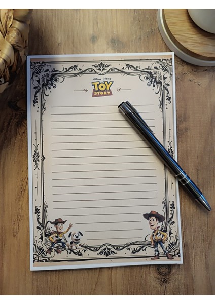 Özel Tasarım Animasyon Karakterleri Temalı Notepad