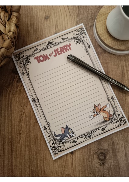 Özel Tasarım Çizgi Film Karakterleri Temalı Notepad fiyatları