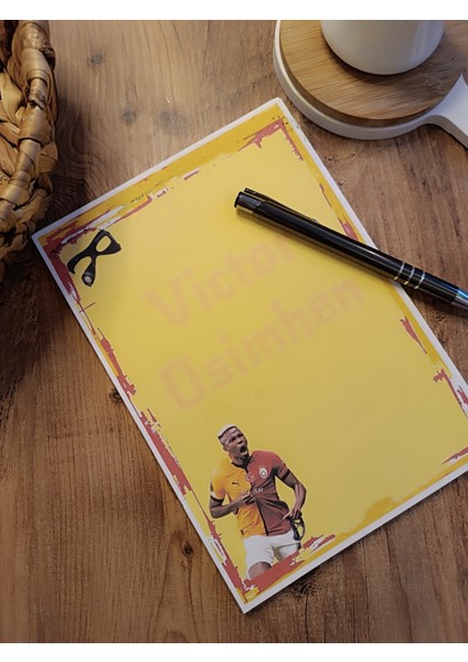 Özel Tasarım Futbol Temalı Notepad