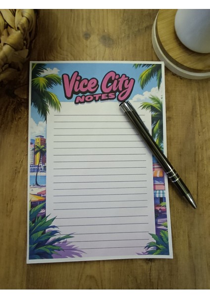 Özel Tasarım Oyun Karakterleri Temalı Notepad