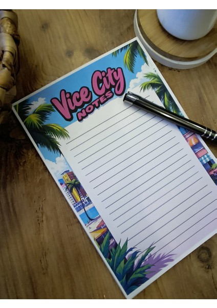 Özel Tasarım Oyun Karakterleri Temalı Notepad