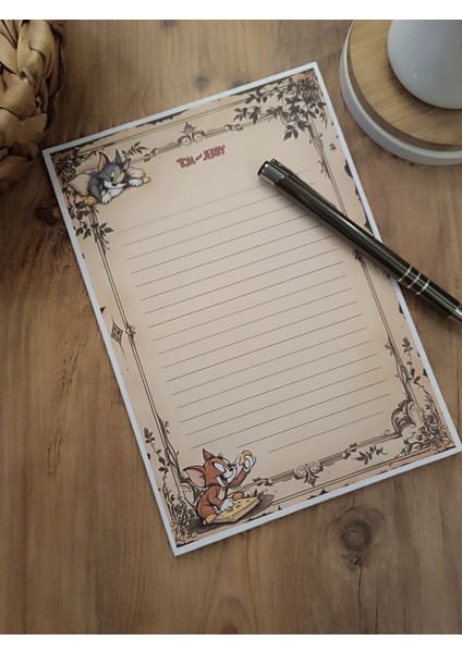 Özel Tasarım Çizgi Film Karakterleri Temalı Notepad fiyatları