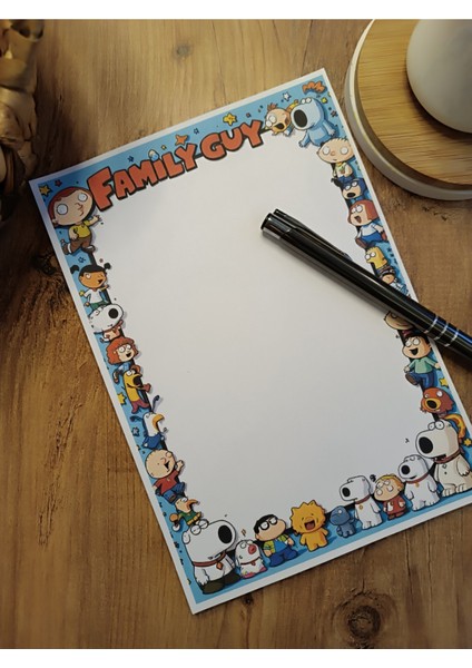 Özel Tasarım Çizgi Film Karakterleri Temalı Notepad fiyatları