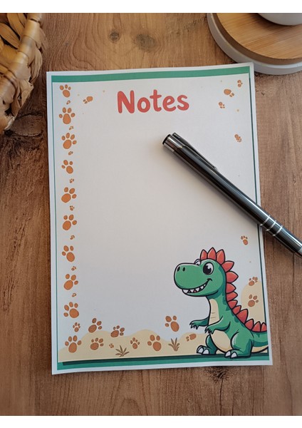 Özel Tasarım Hayvan Temalı Notepad