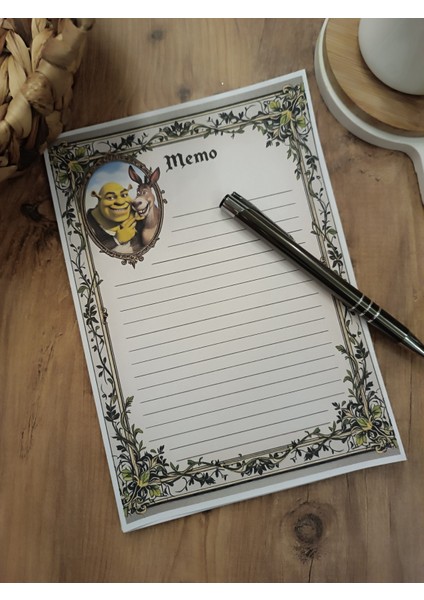 Özel Tasarım Animasyon Karakterleri Temalı Notepad