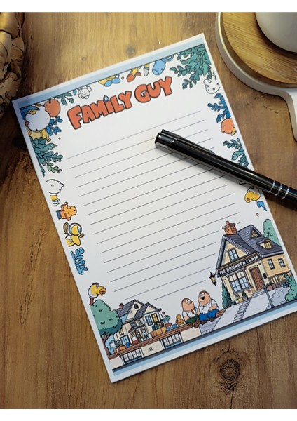 Özel Tasarım Çizgi Film Karakterleri Temalı Notepad fiyatları