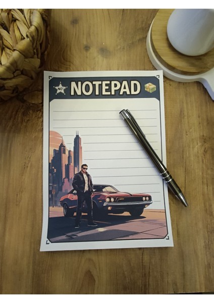 Özel Tasarım Oyun Karakterleri Temalı Notepad