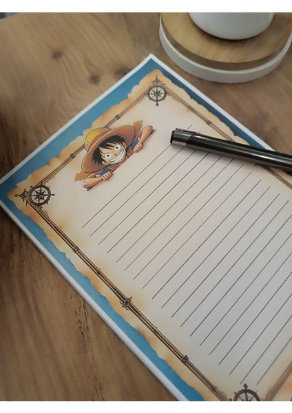 Özel Tasarım Anime Temalı Notepad