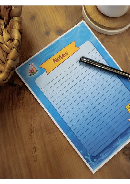 Özel Tasarım Çizgi Film Karakterleri Temalı Notepad fiyatları