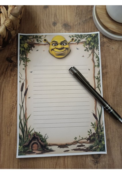 Özel Tasarım Animasyon Karakterleri Temalı Notepad