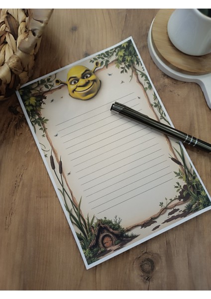 Özel Tasarım Animasyon Karakterleri Temalı Notepad
