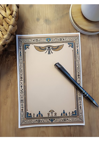 Özel Tasarım Mısır Temalı Notepad