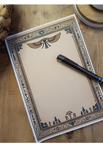 Özel Tasarım Mısır Temalı Notepad