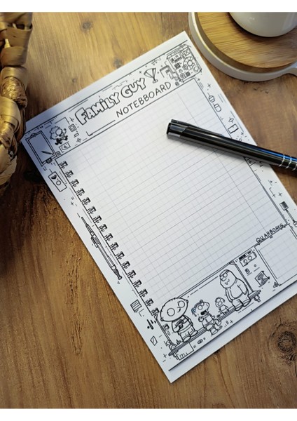 Özel Tasarım Çizgi Film Karakterleri Temalı Notepad fiyatları
