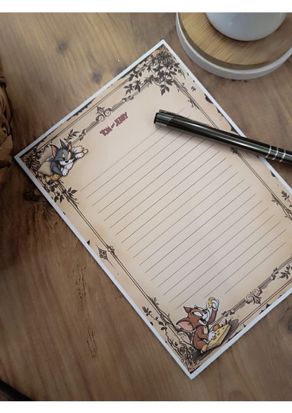 Özel Tasarım Çizgi Film Karakterleri Temalı Notepad modelleri