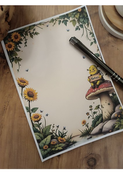 Özel Tasarım Animasyon Karakterleri Temalı Notepad