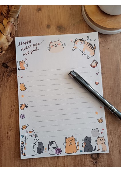 Özel Tasarım Hayvan Temalı Notepad