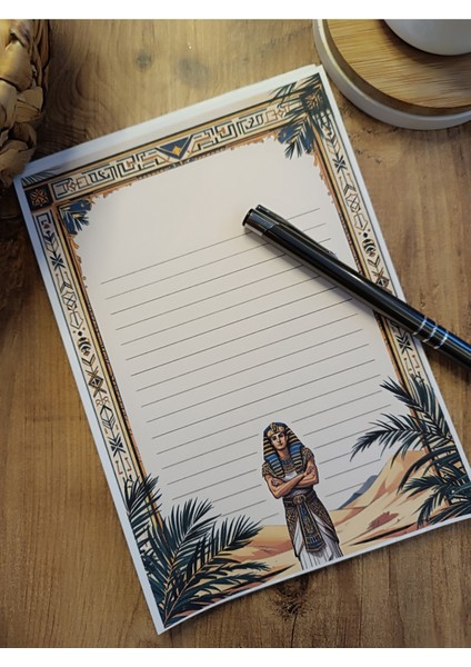 Özel Tasarım Mısır Temalı Notepad