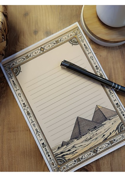 Özel Tasarım Mısır Temalı Notepad