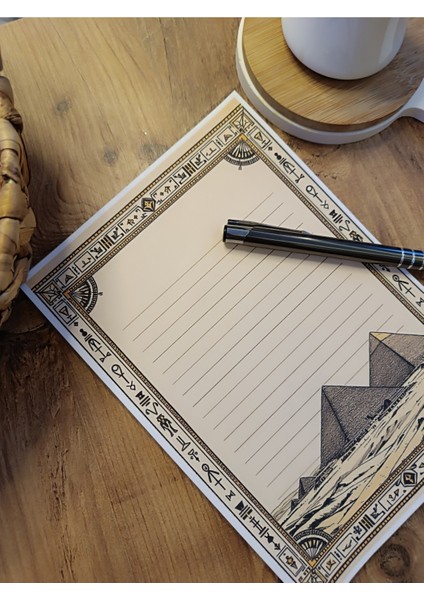 Özel Tasarım Mısır Temalı Notepad