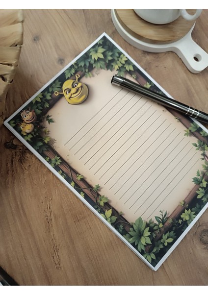 Özel Tasarım Animasyon Karakterleri Temalı Notepad