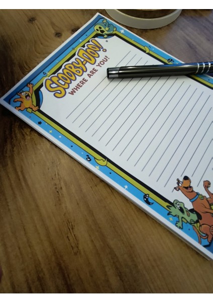 Özel Tasarım Çizgi Film Karakterleri Temalı Notepad fiyatları