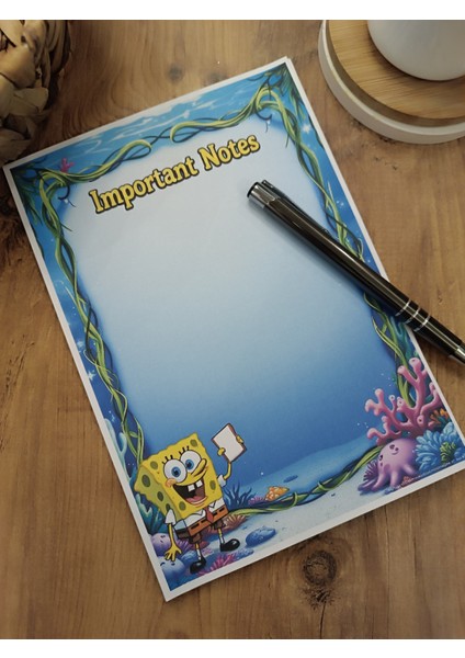 Özel Tasarım Çizgi Film Karakterleri Temalı Notepad fiyatları