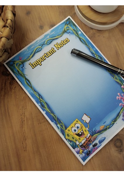Özel Tasarım Çizgi Film Karakterleri Temalı Notepad modelleri