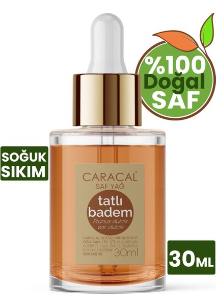 Tatlı Badem Yağı %100 Saf Doğal Soğuk Sıkım Badem Yağı 30ML