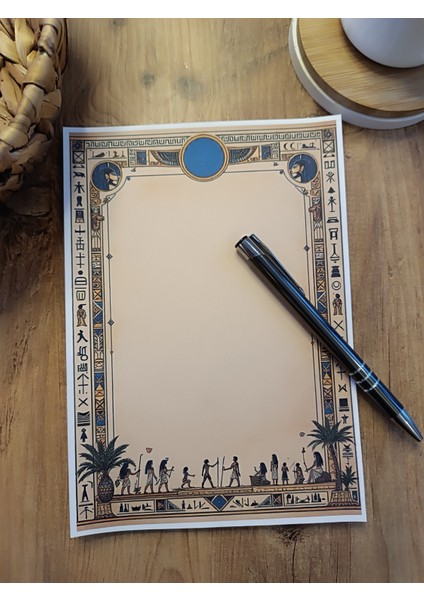 Özel Tasarım Mısır Temalı Notepad