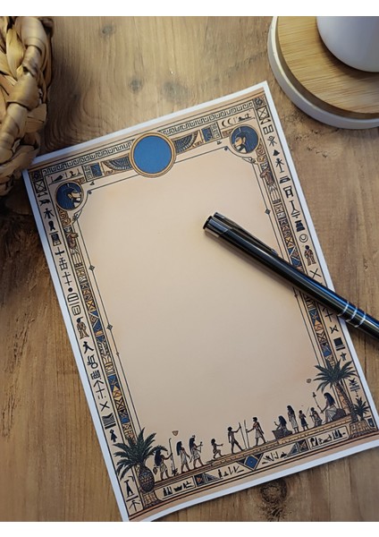 Özel Tasarım Mısır Temalı Notepad