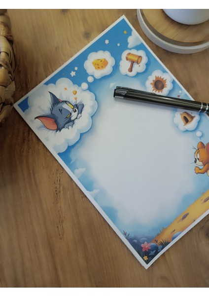 Özel Tasarım Çizgi Film Karakterleri Temalı Notepad fiyatları