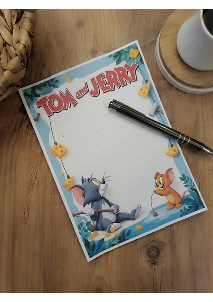 Özel Tasarım Çizgi Film Karakterleri Temalı Notepad fiyatları