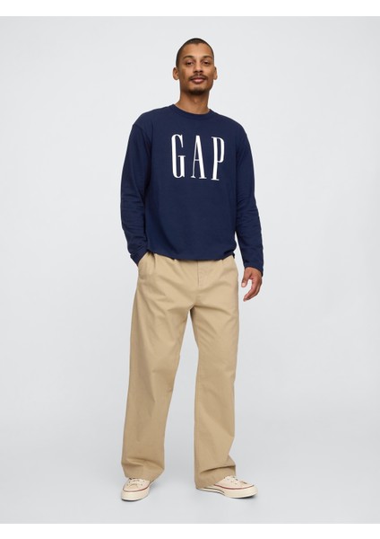 Erkek Lacivert Gap Logo T-Shirt indirimleri
