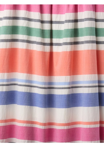 Kadın Çok Renkli Çizgili Maxi Elbise indirimleri