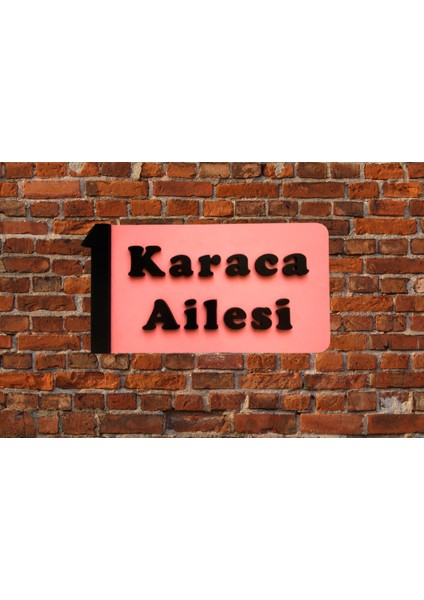 Dekoratif Ahşap Kapı Numaralığı, Kapı Isimliği, Isimli Daire Numarası, Otel Numarası ,oda Numarası-2