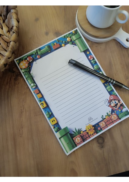 Özel Tasarım Animasyon Karakterleri Temalı Notepad