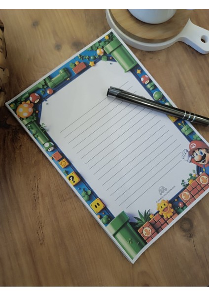 Özel Tasarım Animasyon Karakterleri Temalı Notepad