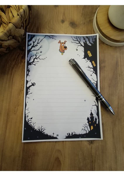 Özel Tasarım Çizgi Film Karakterleri Temalı Notepad