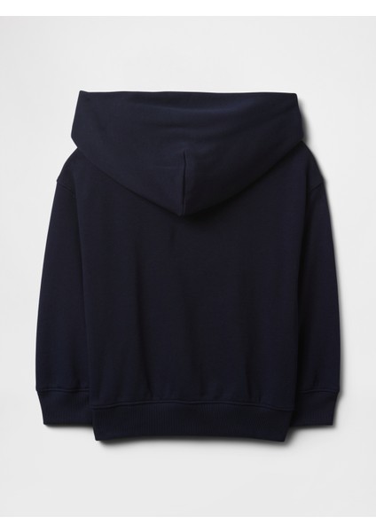 Erkek Bebek Lacivert Vintagesoft Gap Logo Havlu Kumaş Sweatshirt