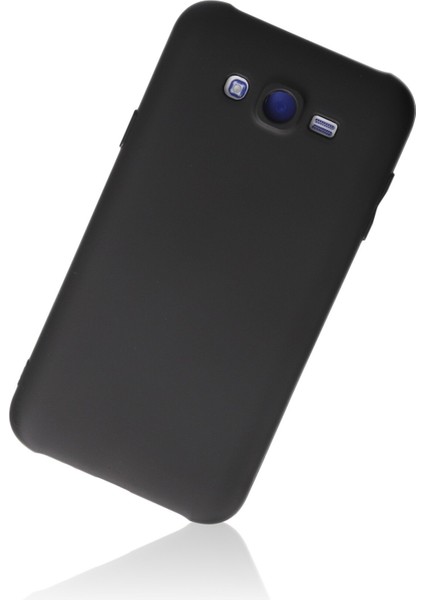 Samsung Galaxy J7 Kılıf First Silikon - Siyah Glstd