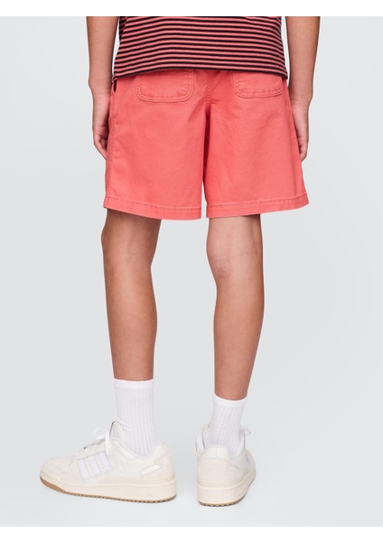 Erkek Çocuk Kırmızı Relaxed Easy Şort modelleri